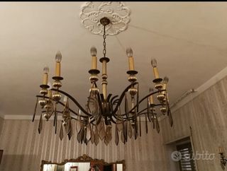 Lampadario vintage 12 luci