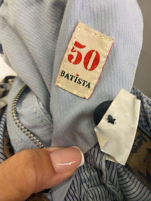 Pantaloni uomo azzurri Batista
