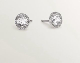 Pendientes Aristocrazy plata con topacios y zafir