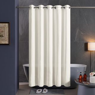 Cortina de Duche 120x180cm Cinza 