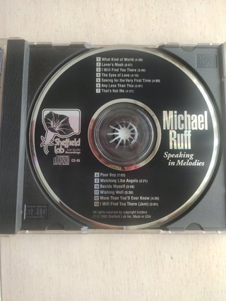 CD Michael Ruff - Speaking in Melodies 1993