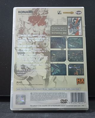 PlayStation 2 Gioco Metal Gear Solid 2 Konami 