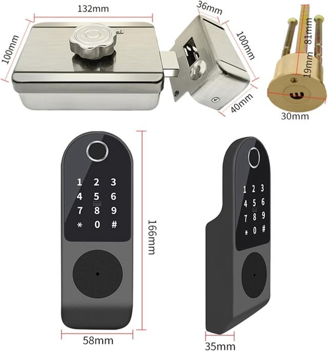 Cerradura Inteligente Huella Digital Versión Tuya