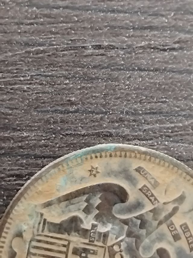 5 pesetas 1957 estrella 75 franco