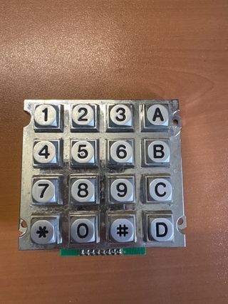 Botonera maquina vending