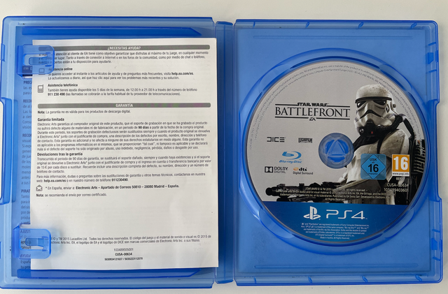 Juego PS4 Star Wars Battlefront