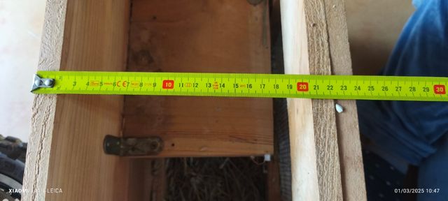 Jaula para roedores de madera de pino