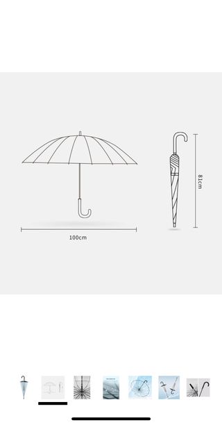PARAGUAS TRANSPARENTE 