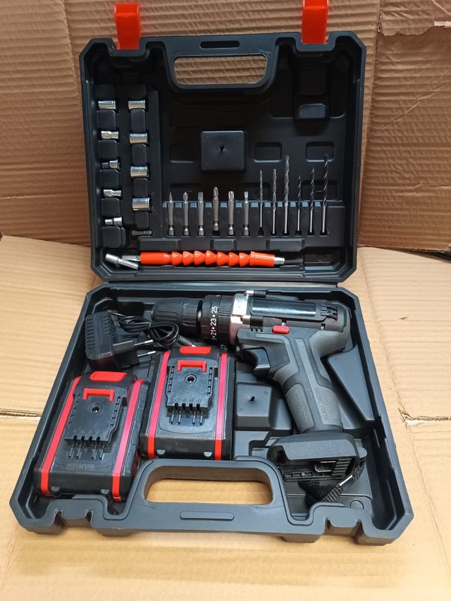 Taladro percutor a bateria atornillador electrico