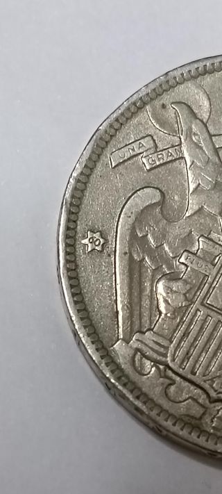 Moneda de 50 pesetas. Francisco Franco.