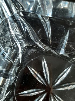 Posacenere in cristallo tagliata