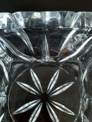 Posacenere in cristallo tagliata