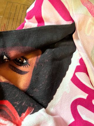 Barbie - Poncho/accappatoio con cappuccio bambina