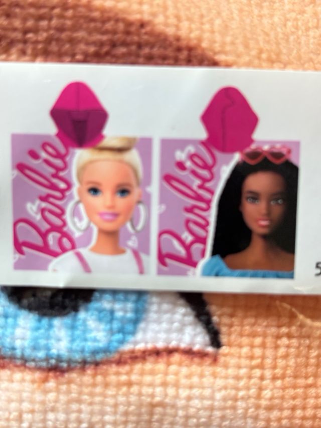 Barbie - Poncho/accappatoio con cappuccio bambina