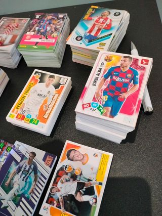 Lote de 1000 cromos de Fútbol. Panini y Topps