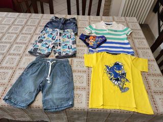 Lotto estivo bambino 4-5 anni