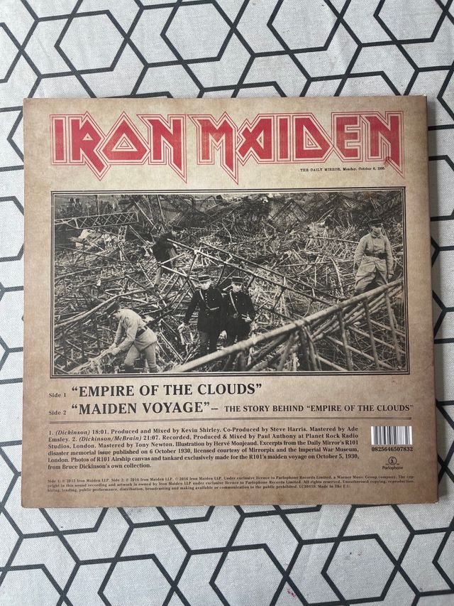 Vinilo Iron Maiden Empire of Clouds Ed. Limitada