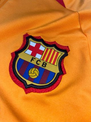 ✅Chaqueta naranja de niño del FC BARCELONA (Nike) 