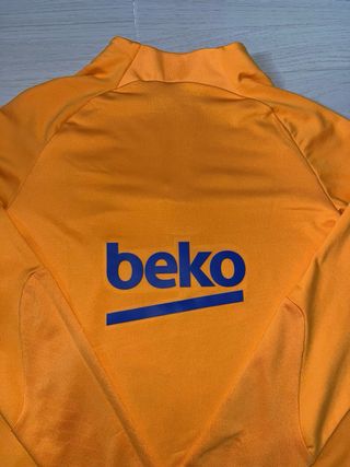 ✅Chaqueta naranja de niño del FC BARCELONA (Nike) 