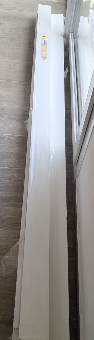 Zócalo MDF blanco