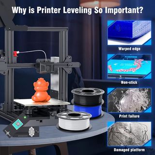 Ferramenta nivelamento eletrónico impressoras 3D