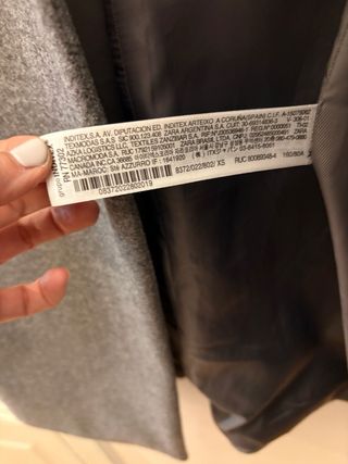 Abrigo mujer de Zara 