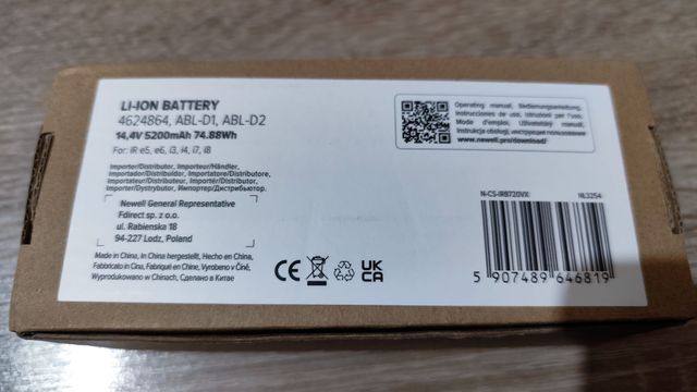 batteria per ROOMBA iRobot ABL-D1 - NUOVA