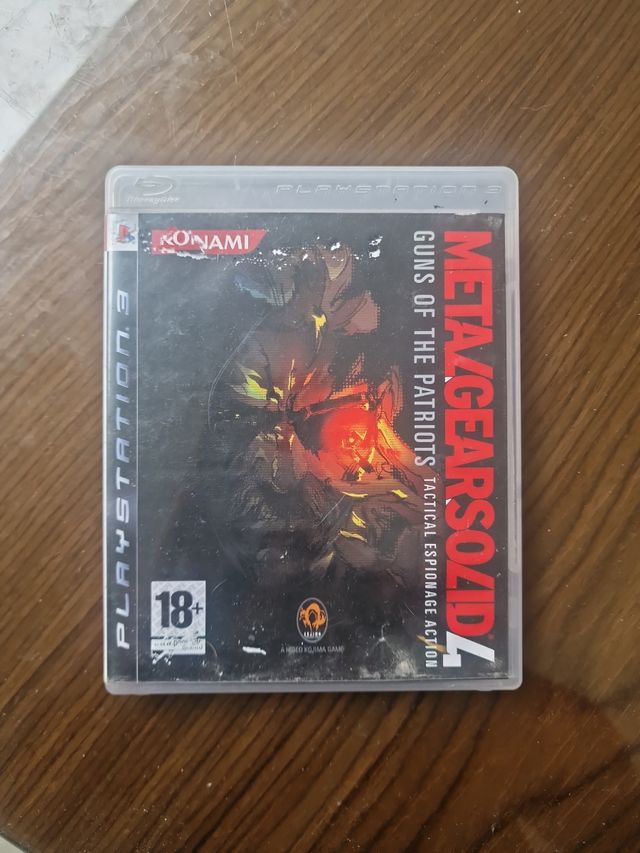 Metalgearsolid 4 play station 3