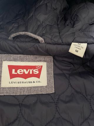 Chaqueta acolchada Levi’s hombre M gris