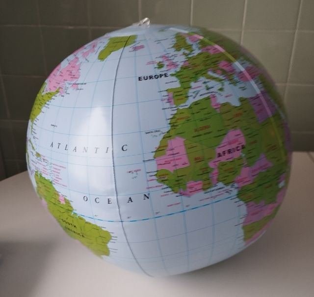 Hinchable bola del mundo
