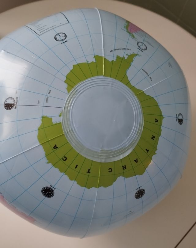 Hinchable bola del mundo