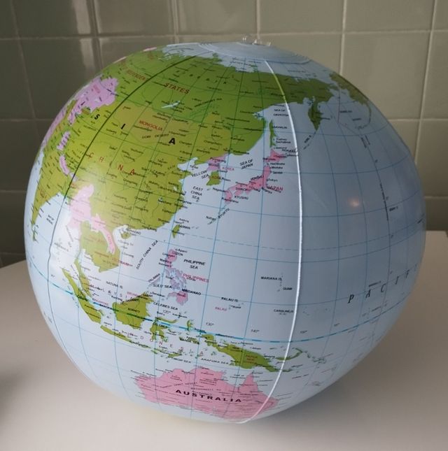 Hinchable bola del mundo