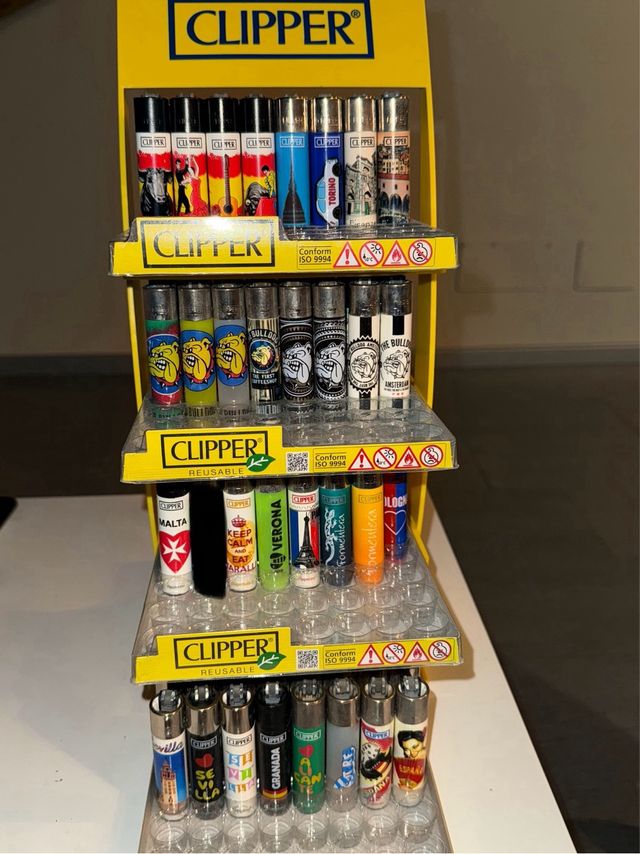 Accendini Clipper Vari Città