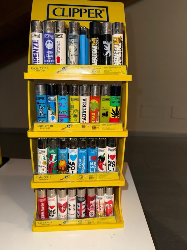 Accendini Clipper Vari Città