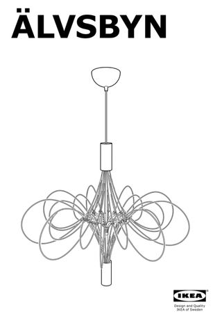Lámpara Ikea ÄLVSBYN