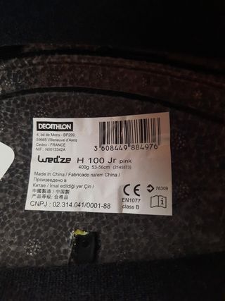 Casco esquí niña