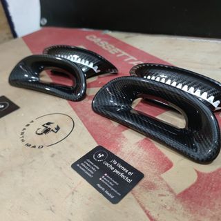 Abarth (4) Carbono Reposacabezas Asientos OEM