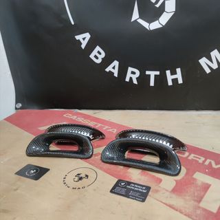 Abarth (4) Carbono Reposacabezas Asientos OEM