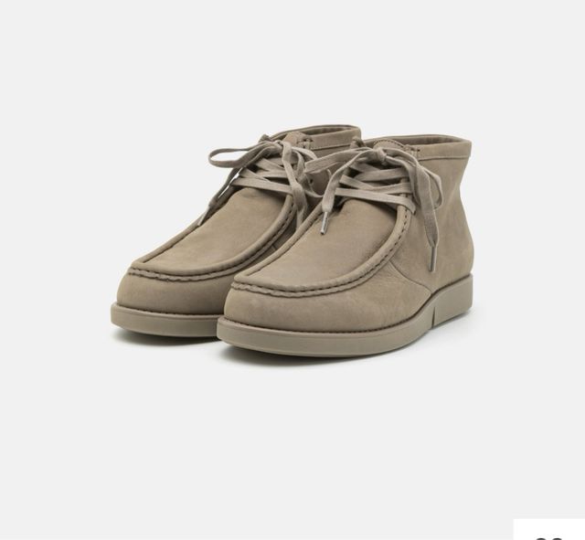 calvin klein demi boot apron lace up