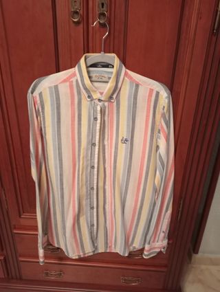 Camisa hombre rayas la vespita