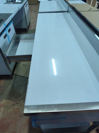 Mesa trabajo cajones 180