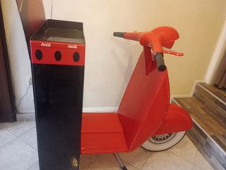 Espositore Coca cola Vespa 