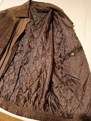 Cazadora de ante marrón