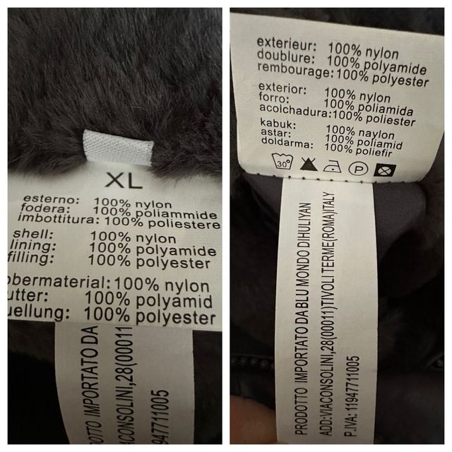 Chaqueta reversible de chica gris