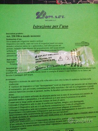 Olive Per lavaggi nasali