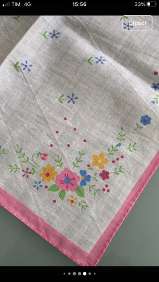 Set di tre fazzoletti degli anni ‘70