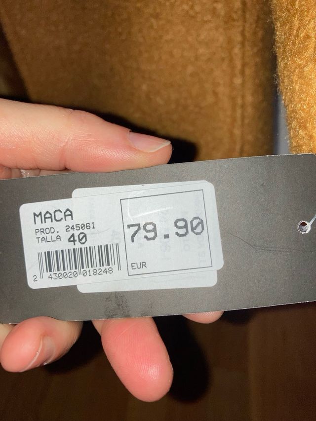 Nuovo cappotto senape