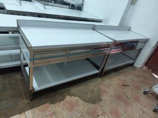 Mesa trabajo cajones 140