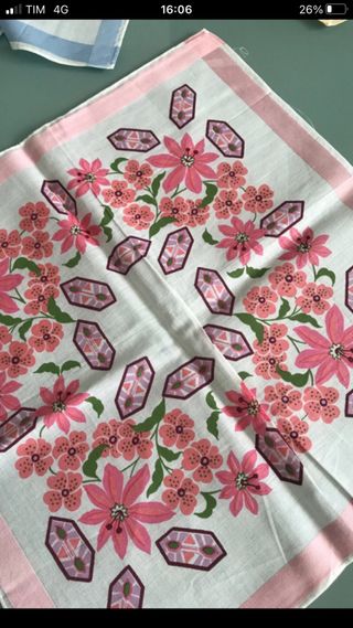 Set di tre fazzoletti vintage