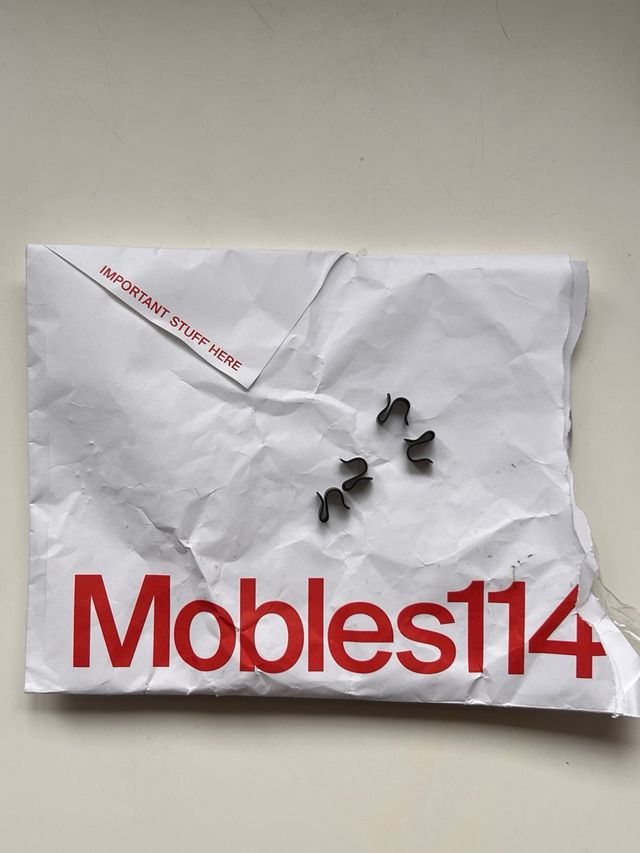 Clip, ganci, supporti per mensole, Tria Mobles114